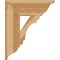 Ekena Millwork Olympic Traditional Rough Sawn Bracket, Western Red Cedar, 6"W x 20"D x 24"H BKT06X20X24OLY01RWR - alternate 2